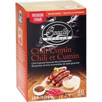 Pack 48 Bisquettes de fumage Bradley Smoker - Chili Cumin