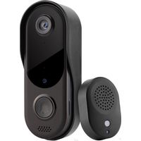 Sonnette vidéo Wifi sans fil IP65 étanche, alimentée par batterie, audio bidirectionnel, IR intelligent, grand angle, stockage cloud, WiFi 2,4 G
