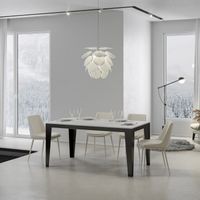 Tavolo allungabile fino a 440 cm FLAME Evolution 180 con piano finitura Bianco