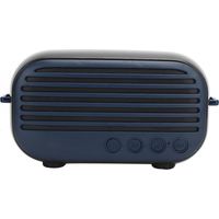 Enceinte Bluetooth sans fil d'extérieur avec microphone portatif, kit d'enceinte portable bleu