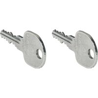 Cyclingcolors – Lot de 2 clés de serrure pour noyau interchangeable SYMO HS1 – Clef passe-partout pour boîte aux lettres – Compatible avec plusieurs modèles