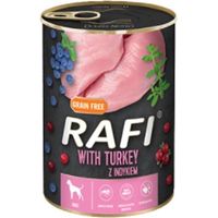 Rafi Nassfutter für Hunde mit Truthahn, Dose, 400 g