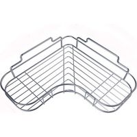 Punch free kitchen bathroom stainless steel shelf triangle toilet corner hanger storage drainer