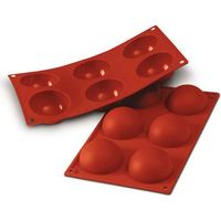 Silikonform für einteilige Halbkugeln, Kugeln, 70 mm Silikonform