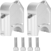 2 rehausseurs de guidon pour moto F800GS 08-17 et F800GS ADV 14-17, finition électroplaquée.