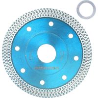 Diamant-Sägeblatt zum Schneiden von Porzellanfliesen, Keramik, Granit, Marmor und Ziegeln, zum Schleifen und Polieren, 4 Zoll, blau