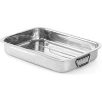Teglia da forno in acciaio inox 430x310x60mm - Hendi 508527