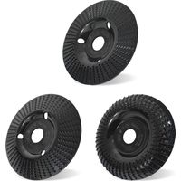 Parti del disco per smerigliatrice per legno Set di dischi per smerigliatrice per legno in carburo di tungsteno da 125 mm Dischi abrasivi per modellare, rettificare, tagliare e intagliare il legno Ruo