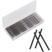 Ouylaf – Lames de raboteuse réversibles HSS 82mm – Lot de 10 – Pour bois dur et composites – Dimensions 82x5.5x1.2mm – Remplacement facile