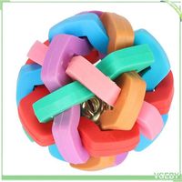 Jouet interactif en caoutchouc avec grelot - FAFEICY - Petit cochon - Multicolore - Résistant aux morsures - Pour chien