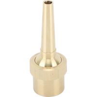 Buse de fontaine à jet direct en laiton, raccord fileté femelle, joint à rotule, buse de fontaine à jet direct réglable, adaptée aux jardins de bassins, G1,5 pouce.