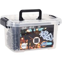 Luci a LED solari Well Home con 400 lampadine - Cavo da 4 metri, LED bianco freddo e pannello solare policristallino