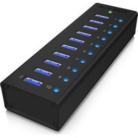 Raidsonic 10-Port-USB-3.0-Hub Eisbox IB-AC6110