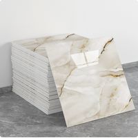 (10 Stück, 30×30 cm, Q071) Selbstklebende Wandaufkleber für Fliesen, Marmorstruktur, Wanddekoration, PET-Material, geeignet für Küchen, Badezimmer, Kamine und Waschküchen.