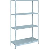 Prometal MINIKIT SCAFFALI Aste spezzate cm. 80x30x150 h - Grigio
