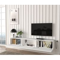 TV Lowboard Hängend Damla Weiß
