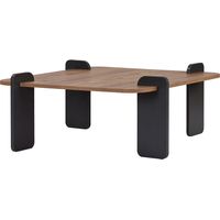 Couchtisch aus Holz "Marais" - 90 x 90 x 35 cm - Hellbraun