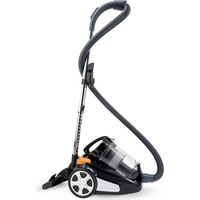 Nedis Staubsauger ohne Beutel / Beutellos / 700 W / Staubkapazität: 3.0 l / Kombi-Bürste / Aktionsradius: 8.50 m / HEPA Luftfilter / Anthrazit / Orange / Schwarz
