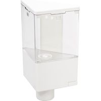 Seifenspender Wandmontage Manueller Spender weiss Harz mod. Quick soap