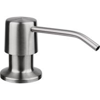 1 Distributeur de savon encastrable,Acier inoxydable,Capacité 500ml,Buse pivotante 360°,Pour cuisine et salle de bain