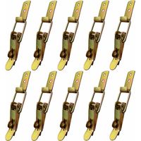 Fermeture à Levier, Rehausse Ridelle Remorque Fermeture Remorque Fermoir à Bascule Fermeture a Levier pour Tiroir, Levier de Verrouillage, Boîte à Outils, Placard, Armoire, Boîte 10 Pièces