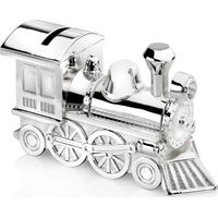 Silbernes Sparschwein für Kinder, elegantes Lokomotiv-Geschenk Größe: 54x147x85 mm Artikelnummer: ZV6752261