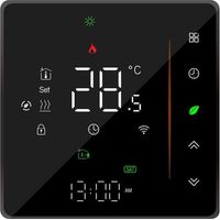 FENOPLASTICAThermostat WiFi - Thermostat de Chauffage au Sol - Prise en Charge de la Commande par Application - Commande vocale Compatible avec Alexa/Google Home - pour la préparation de l'eau Chaude(