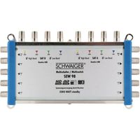 Schwaiger SEW98 531 SAT multiswitch Ingressi (Multiswitch): 9 (8 satellitare / 1 terrestre) Numero utenti: 8 Funzione S