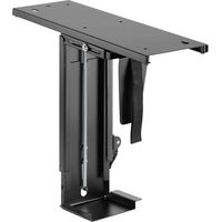 Mac-lean Support d ordinateur vertical noir réglable