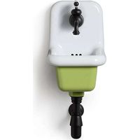 Lavabo scolastico in ceramica smaltata - 26 cm True Colors - Verde chiaro