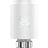 Thermostatic Radiator Valve Smart Radiator Valve Intelligent Thermostat Valve LED Display Supporting-White
