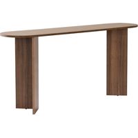 Console ovale effet Noyer 150 cm - Malva