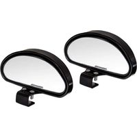 Espejo retrovisor para conducción supervisada, espejo de punto ciego, espejo retrovisor para conducción supervisada para todos los vehículos - Espejo convexo de ángulo ajustable (2 piezas)