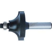Fresa cuarto de varilla, herramienta de madera, Ø : 24,7 mm, radio 6,3 mm, Largo útil 13,5 mm, Largo total : 55 mm