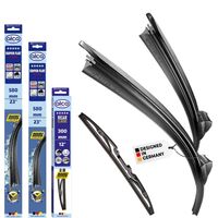 alca® Scheibenwischer mit Heckwischer passend für SAAB 9-3 Kombi (03.2005 - 08.2007) SUPER FLAT Flachbalkenwischer