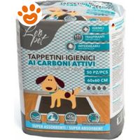 Leopet Tappetino Assorbente Carboni Attivi (60x60cm) - Leopet Tappetino Assorbente Carboni Attivi (60x60cm) - Confezione Da 50 Pezzi
