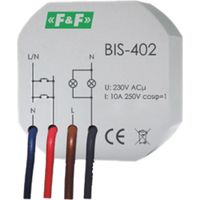 Télérupteur Un=230V, I=10A, contact 1NO, pr boite Ø60 / BIS-402