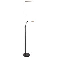 Steinhauer - stehlampe - Turound - schwarz - glas metall -