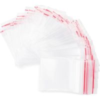 Lot de 200 Sachet Plastique Transparent, 40 × 60 mm Petit Sac Plastique, Zip Pochon Sacs à Fermeture, Sachets Plastiques Transparents Refermables Film, Convient Usage Alimentaire