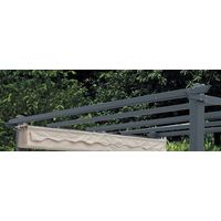 Poutre ronde en acier 19 mm – Longueur 268 cm pour pergola 3x3 m – Renforcement durable – Conçue pour structures extérieures – I Giardini Del Re