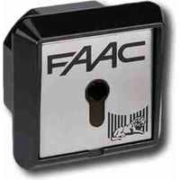 Tecla y botón de control integrados en el sistema de control TI Faac 4014
