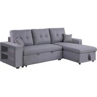 Rinconera convertible 4 plazas gris GLASGOW