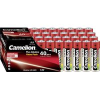 CAMELION Mignon-Batterie-Set Plus Alkaline, 40 Stück