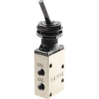 Vanne pneumatique SMC VM400 Levier à bascule 3/2, Rc 1/8, 1/8pouces ( Prix pour 1 )