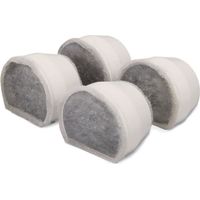 PetSafe - Replacement Carbon Filter for Drinkwell Ceramic Avalon. Pagoda and StreamSide Water Fountains. Natural. 4-Pack
