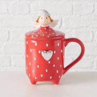 Tasse avec couvercle pour infusion MALENA, 360 ml