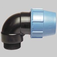RACCORDO A GOMITO MASCHIO PLASTICA 50 x 11/2 UNIDELTA