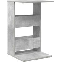 vidaXL Side Table Concrete Grey 40 x 35 x 60.5 cm Engineered Wood