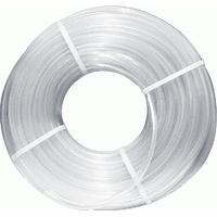 Tubo antigelo trasparente in pvc plastificato atossico da 50 metri d. 25x33 mm per uso alimentare ed irrigazione