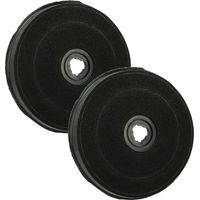 vhbw 2x filtro de carbón activado compatible con Zanussi ZHC604X - GZD 0160, ZHC917X3 - GZD 0160, ZHG713 - ECO E233 campana extractora